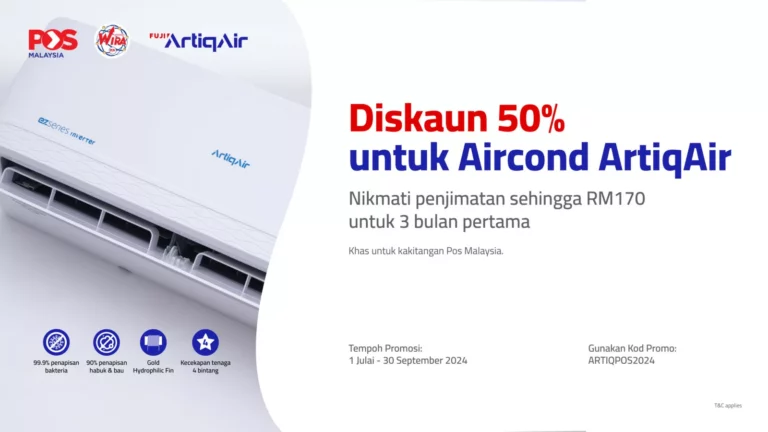 Promosi Istimewa Pos Malaysia x AA